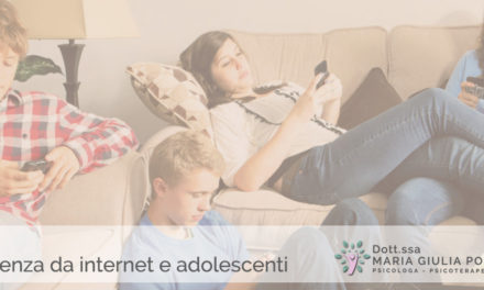 Dipendenza da internet e adolescenti