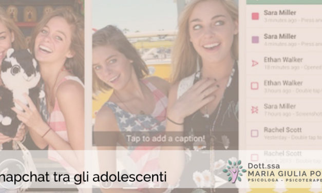 Snapchat tra gli adolescenti